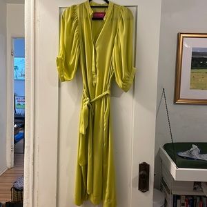 Heidi Merrick Lime Green Dress